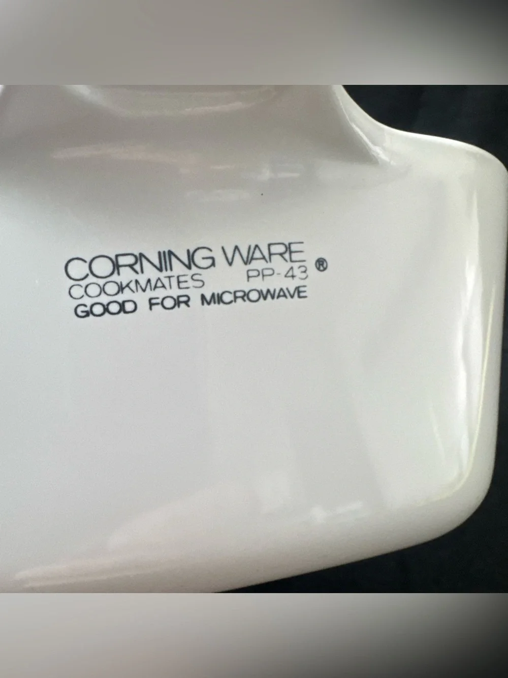 Vintage Corning Ware Cookmates PP-43 Small Casserole Dish 2 3/4 Cup No Lid